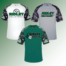 Ridley Fall Sports Camo Sleeve Tee